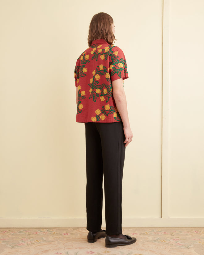 Marigold Wreath Short Sleeve Shirt SHIRT BODE New York