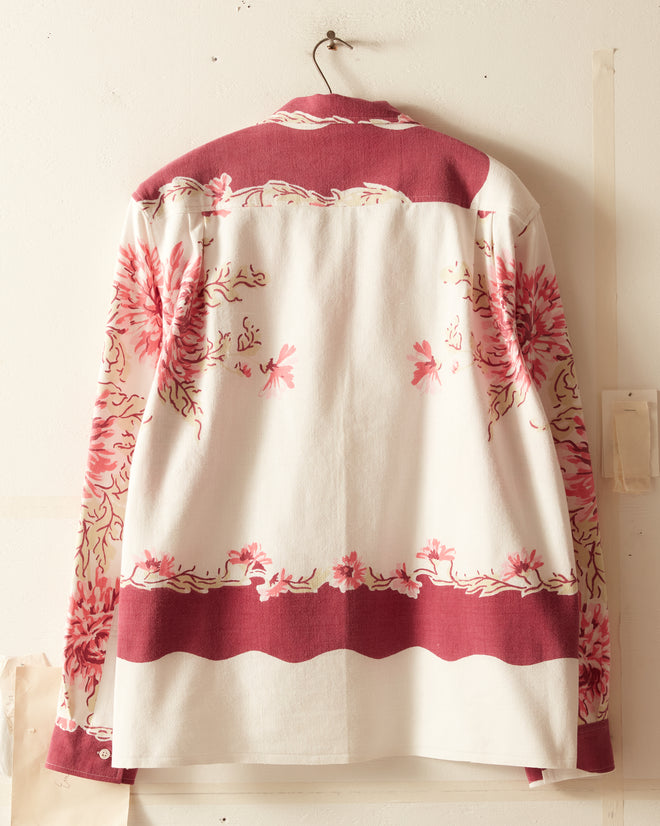 Maroon Bloom Shirt - M/L