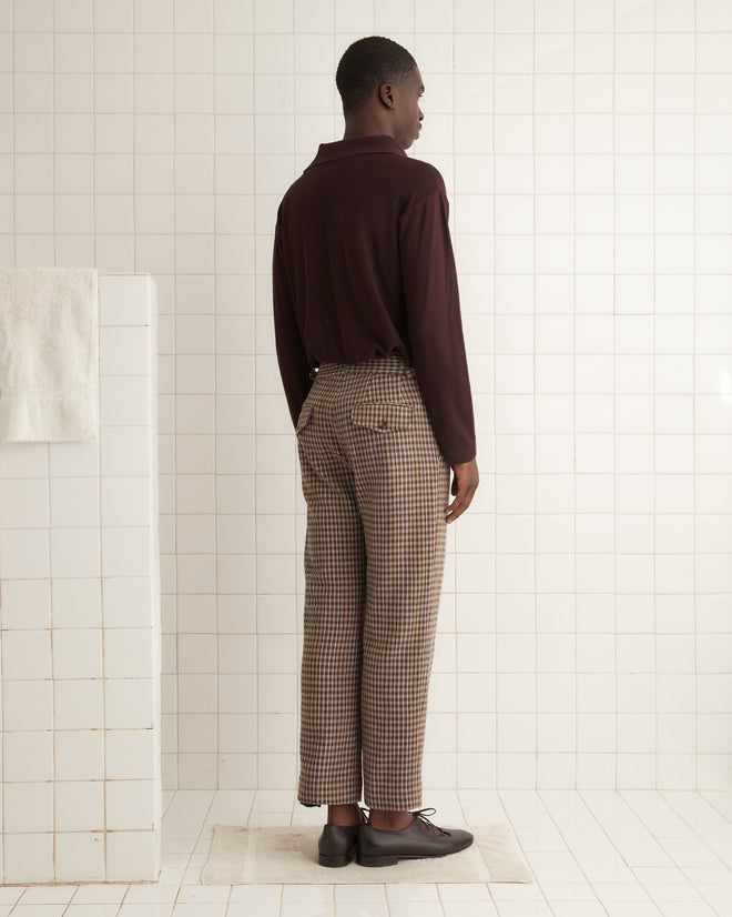 Marston Check Trousers TROUSERS BODE New York