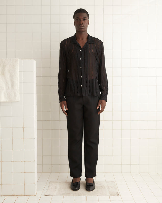 Meandering Lace Long Sleeve Shirt MENS SHIRTS BODE New York