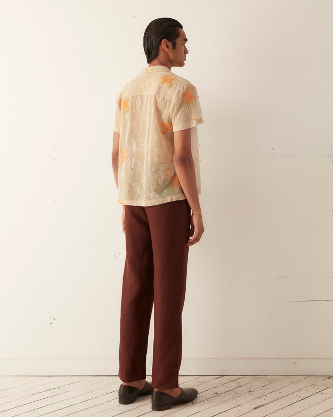 Mesh Lilium Short Sleeve Shirt SHIRT BODE New York