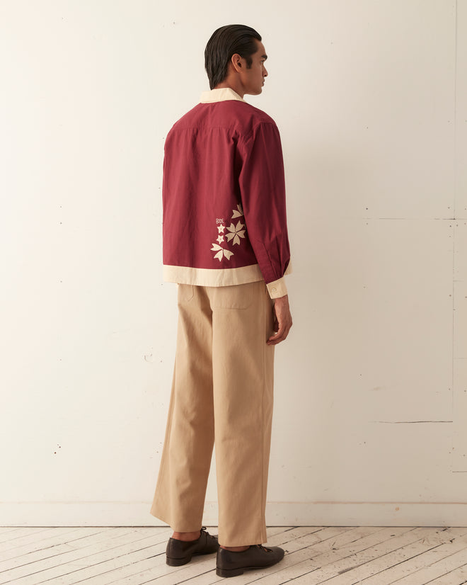 Moonflower Appliqué Long Sleeve Shirt SHIRT BODE New York