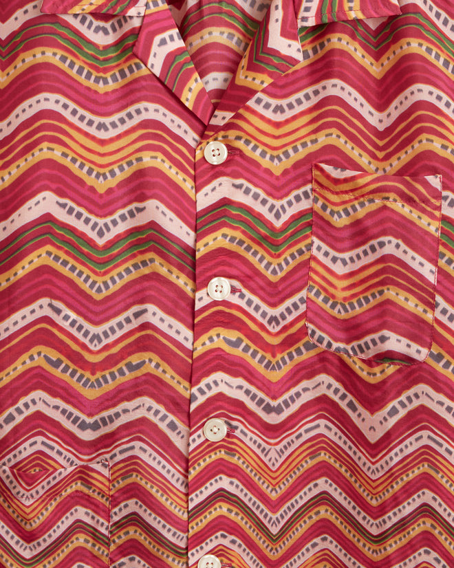 Mothra Zig-Zag Long Sleeve Shirt SHIRTS BODE New York