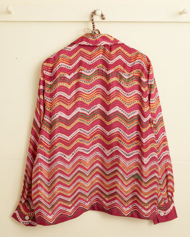 Mothra Zig-Zag Long Sleeve Shirt SHIRTS BODE New York