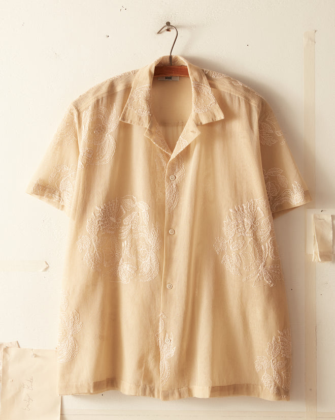 Moth Veil Short Sleeve Shirt SHIRT BODE New York