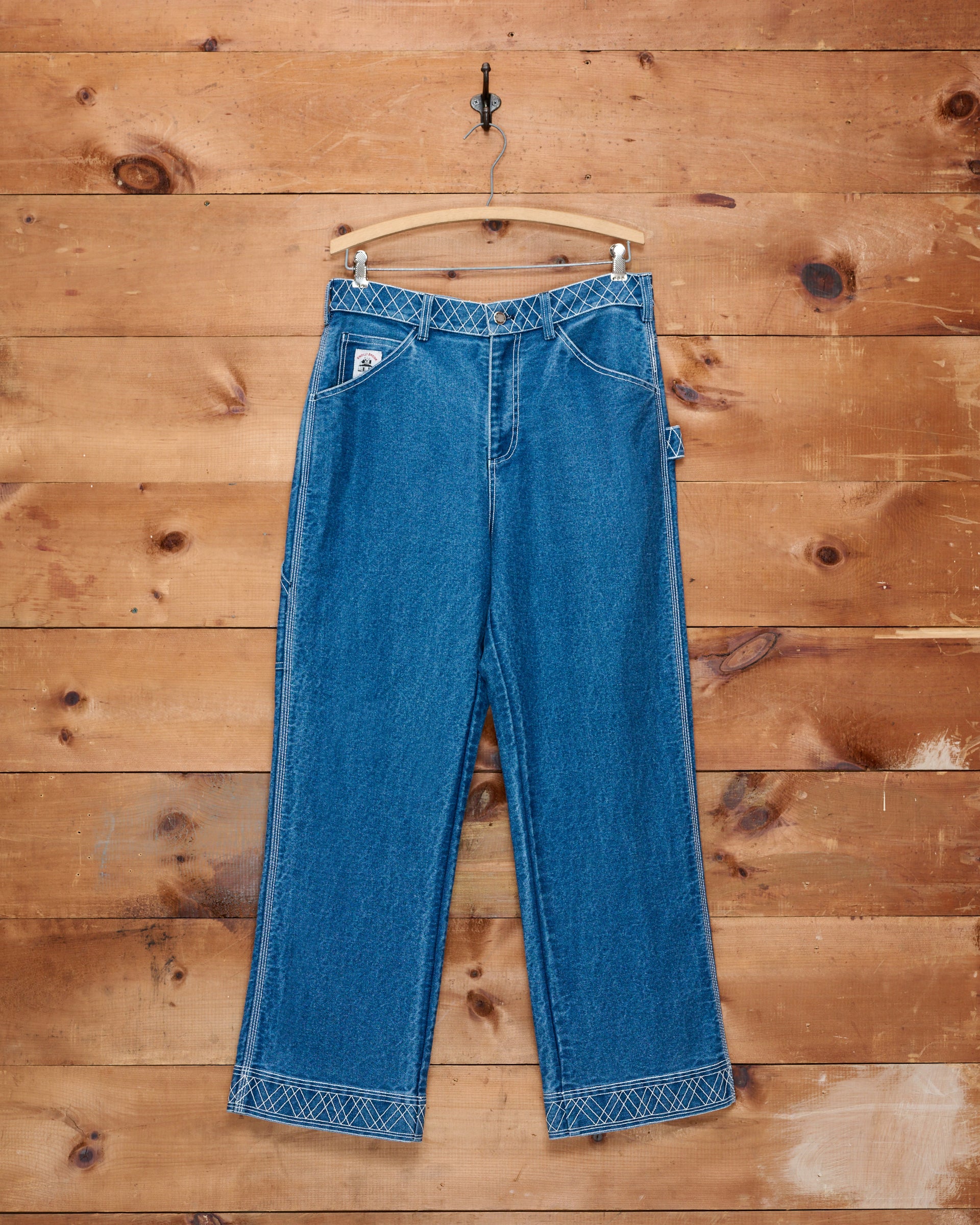 Embroidered Denim Knolly Brook Trousers – BODE