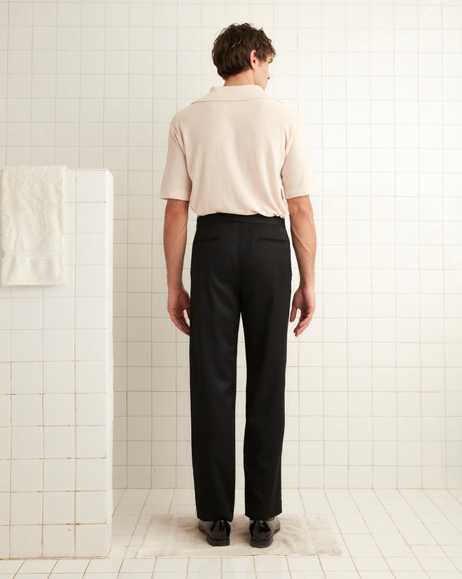 Barathea Tuxedo Trousers MENS TROUSERS BODE New York