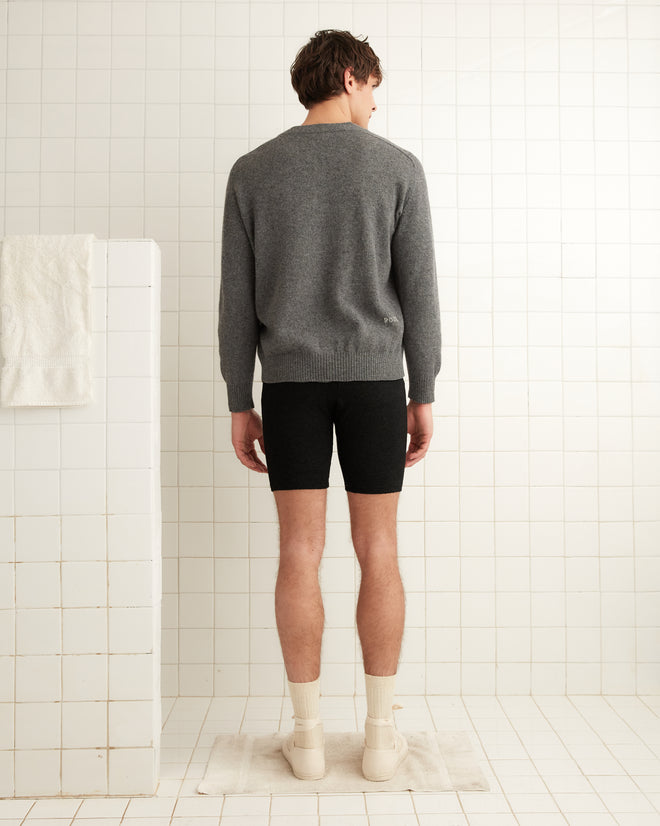 Lounge Shorts - Black MENS CUT AND SEW BODE New York