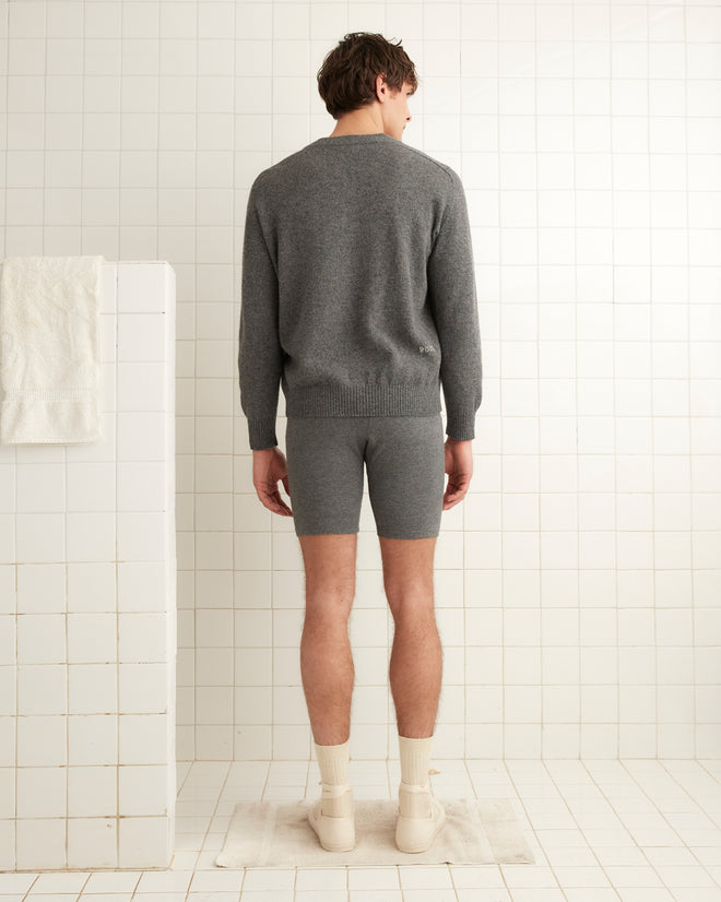Lounge Shorts - Grey MENS CUT AND SEW BODE New York