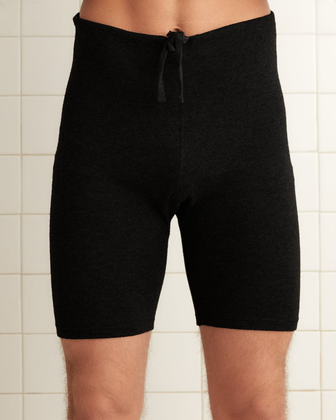 Lounge Shorts - Black MENS CUT AND SEW BODE New York