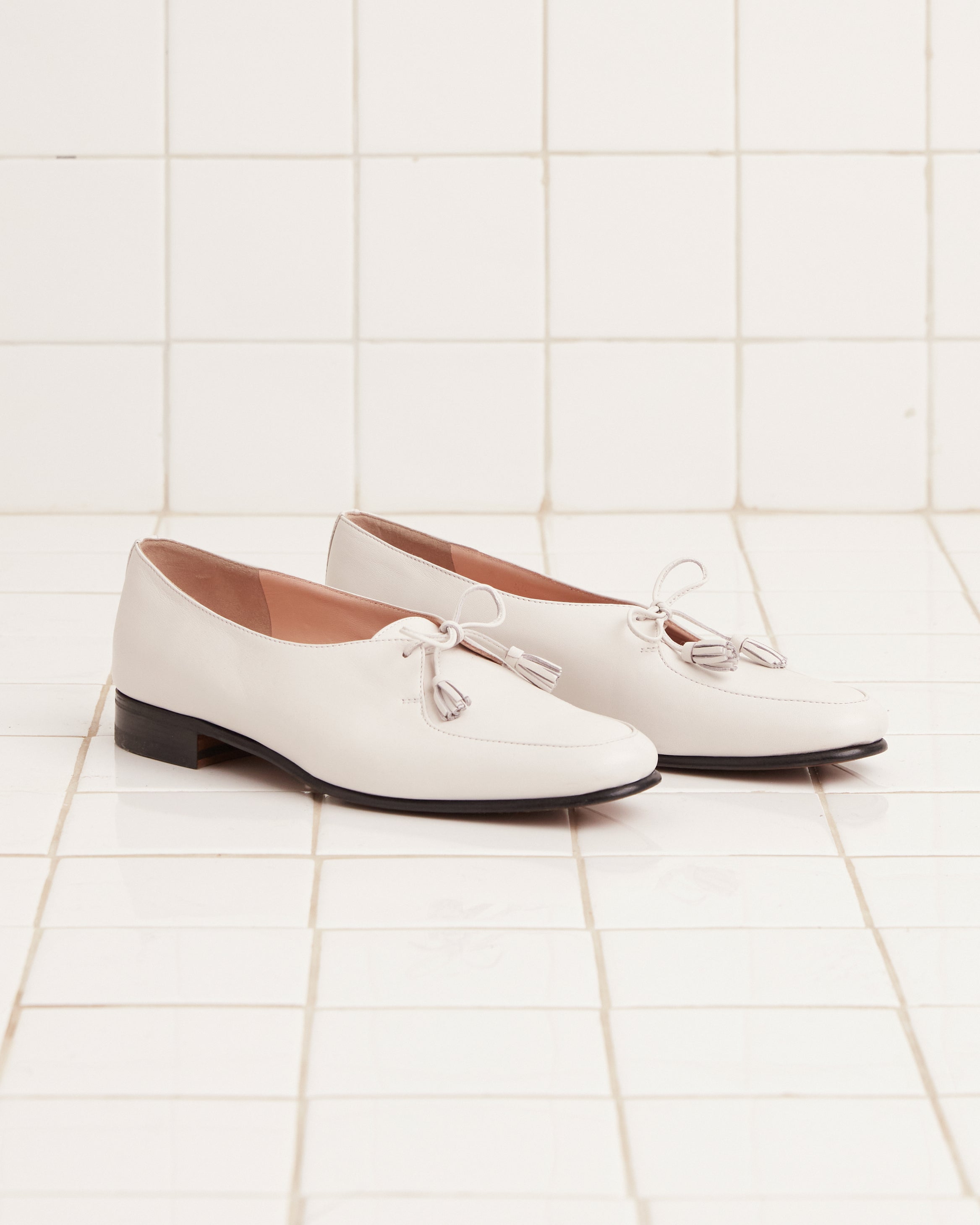 Tassel Shoes - White – BODE Tassel Shoes - White – BODE