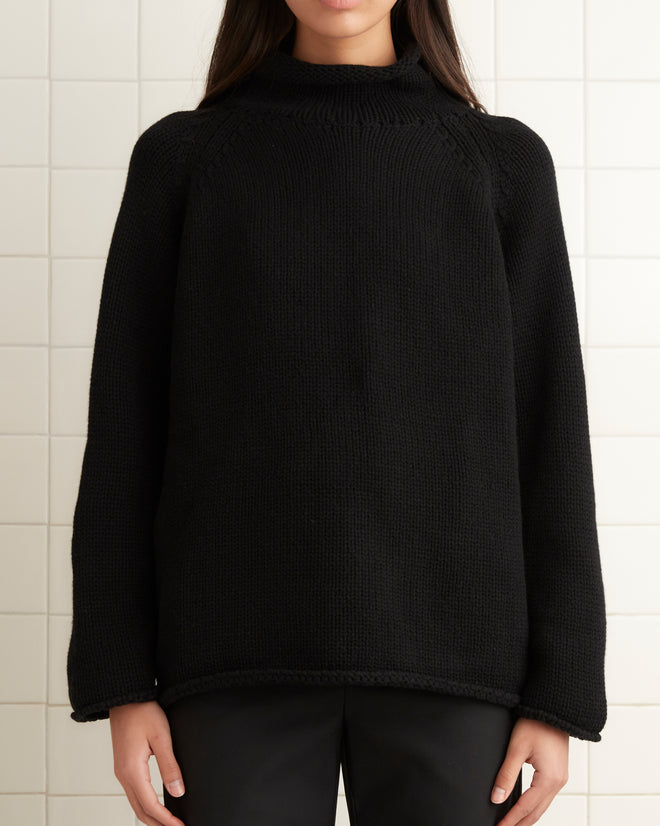 Cashmere Rollneck - Black KNITWEAR BODE New York