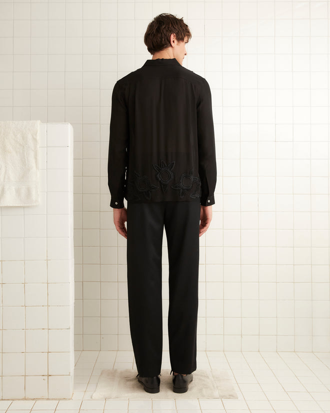 Midnight Daffodil Long Sleeve Shirt MENS SHIRTS BODE New York