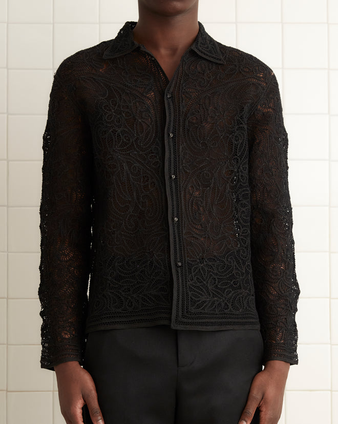 Blooming Threadwork Shirt MENS SHIRTS BODE New York