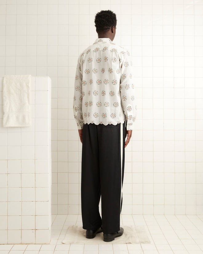 Floral Aperture Long Sleeve Shirt MENS SHIRTS BODE New York