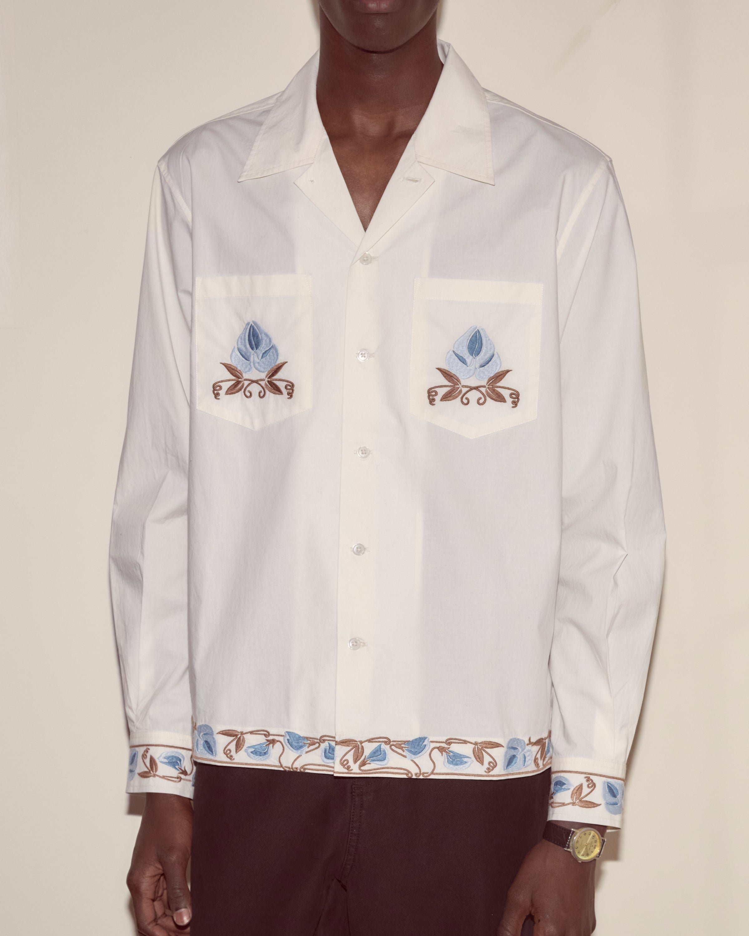 トップス BODE / NOUVEAU FLEUR SHIRT Nouveau Vine Long Sleeve – BODE