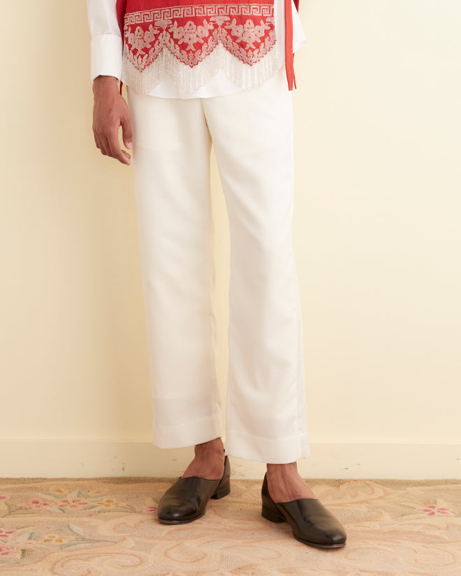 Chantilly Tuxedo Trousers MENS TROUSERS BODE New York