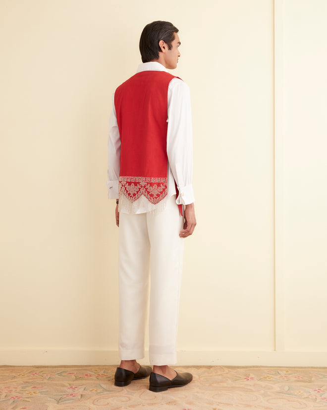 Chantilly Tuxedo Trousers MENS TROUSERS BODE New York