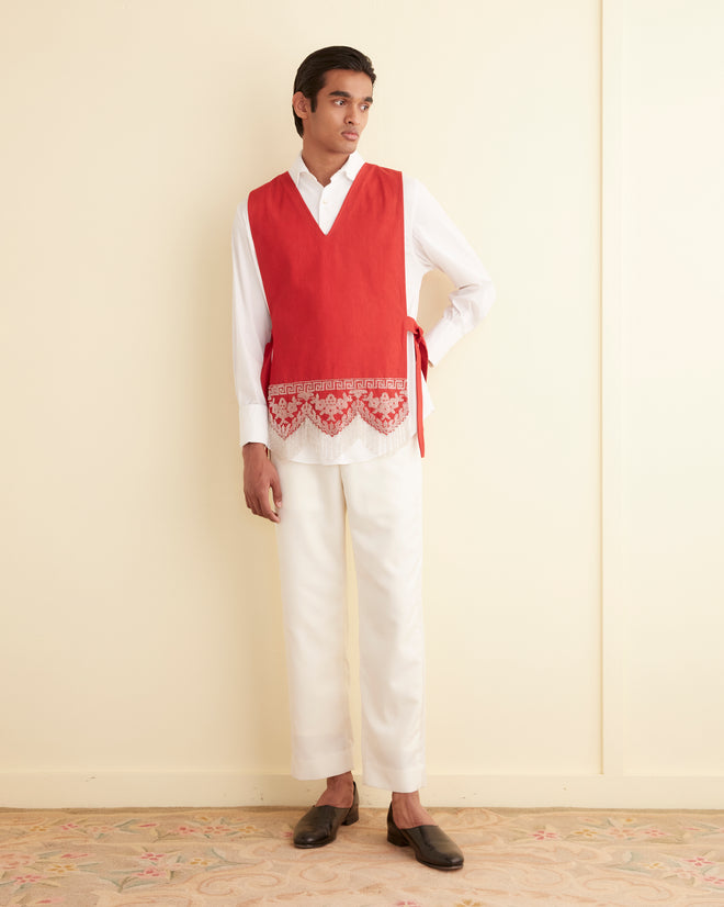 Chantilly Tuxedo Trousers MENS TROUSERS BODE New York