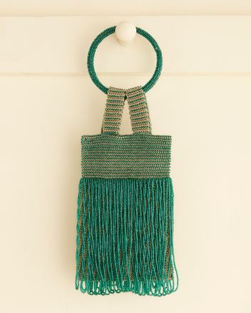 Bracelet Evening Bag - Blue/Green