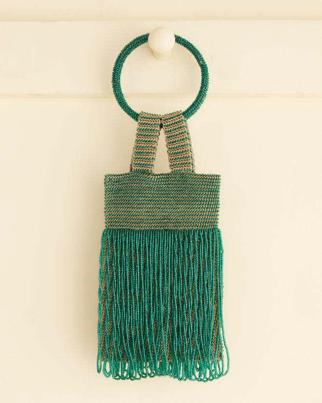 Bracelet Evening Bag - Blue/Green BAGS BODE New York
