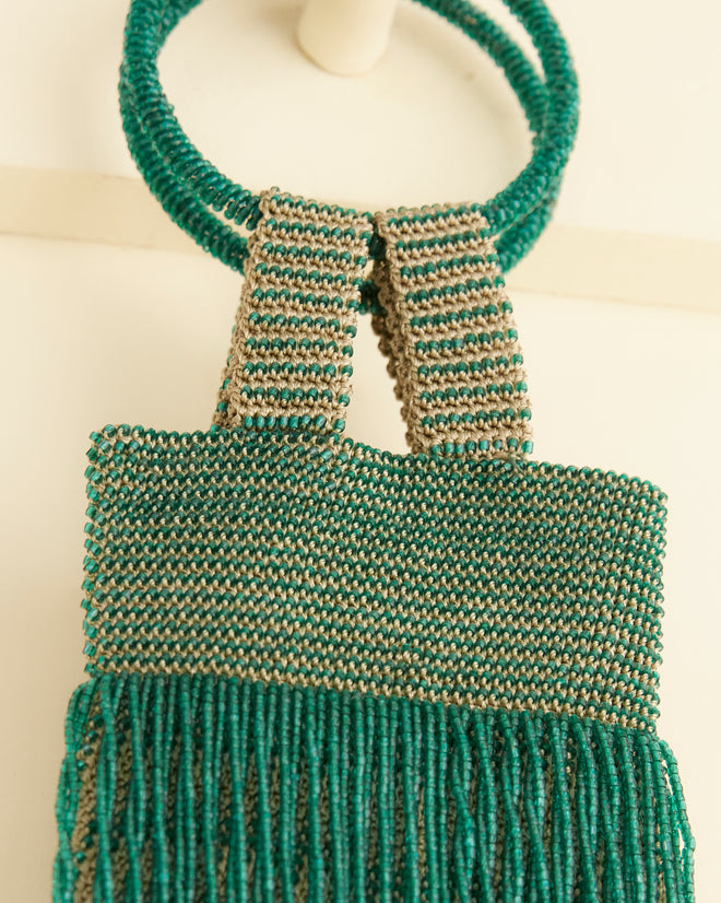 Bracelet Evening Bag - Blue/Green BAGS BODE New York