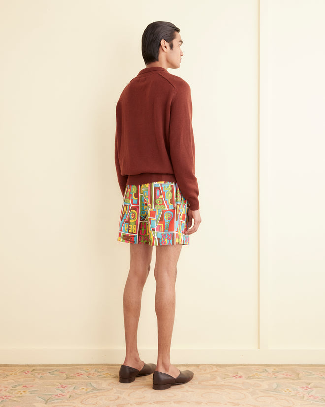 New England Mosaic Shorts MENS SHORTS BODE New York