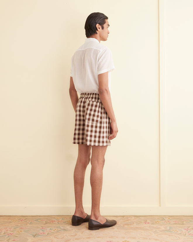 Gilbert Check Shorts MENS SHORTS BODE New York