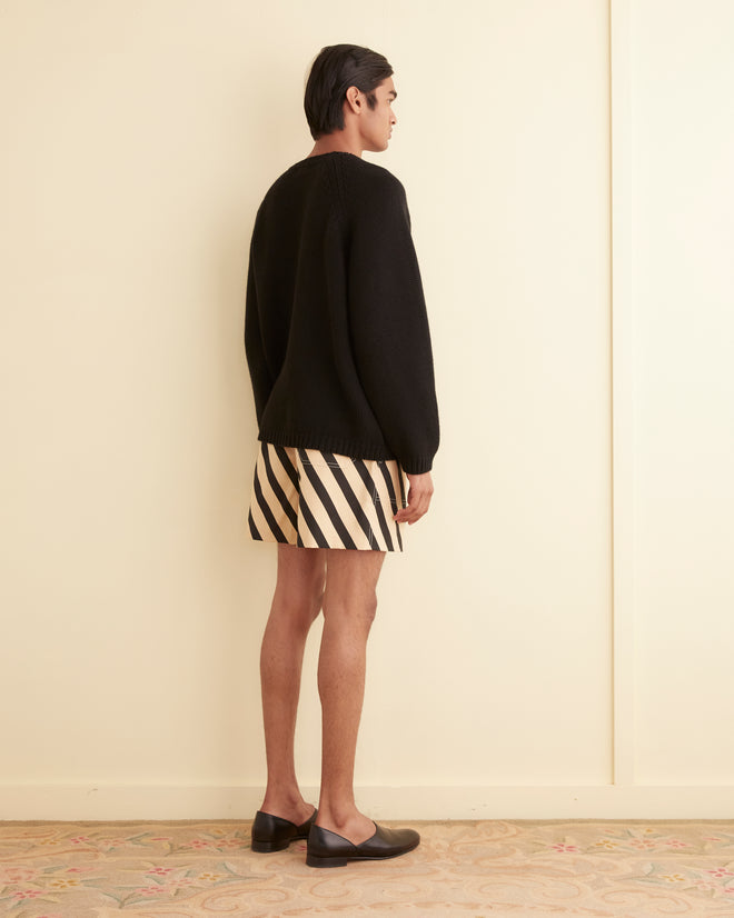 Domino Stripe Shorts MENS SHORTS BODE New York