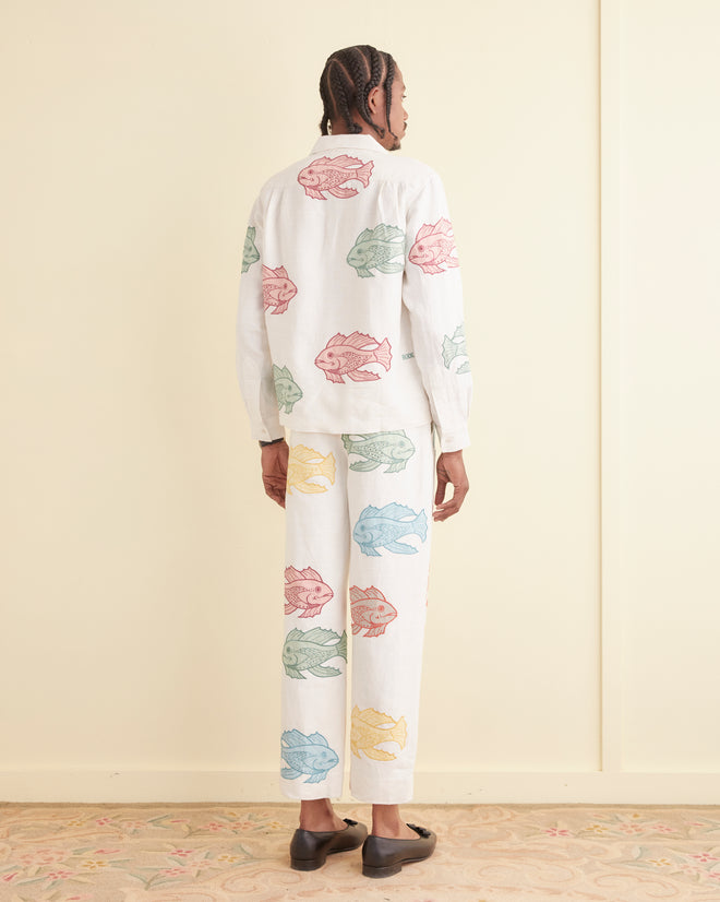 Piscine Appliqué Trousers MENS TROUSERS BODE New York