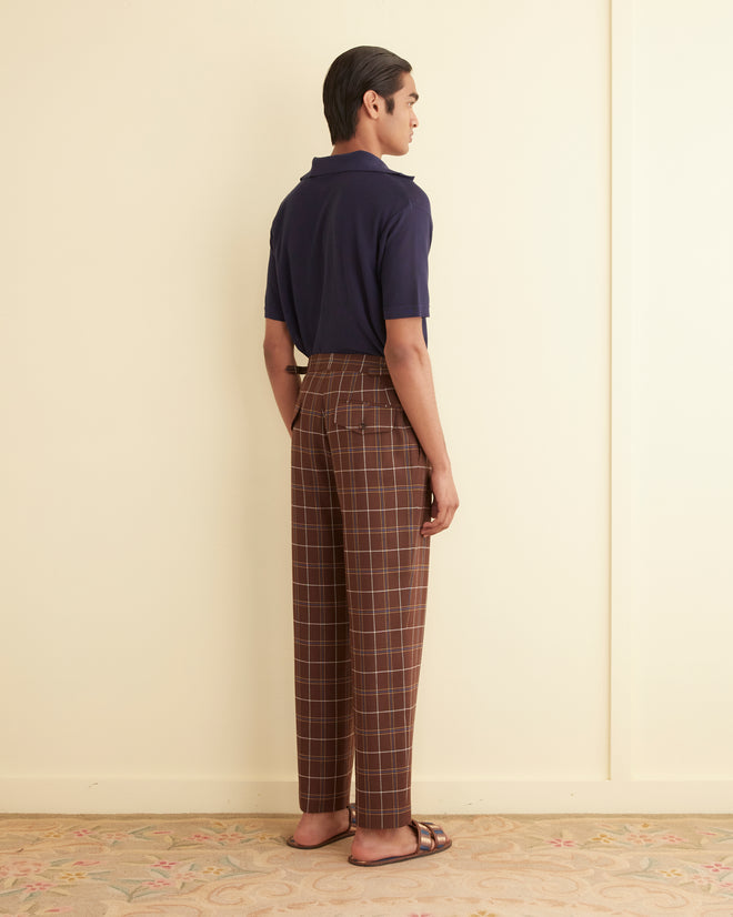Dunham Plaid Trousers MENS TROUSERS BODE New York
