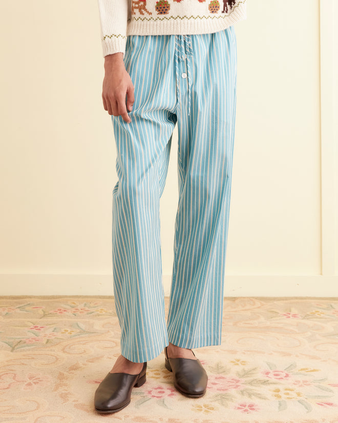 Shore Stripe Pajama Pants MENS TROUSERS BODE New York
