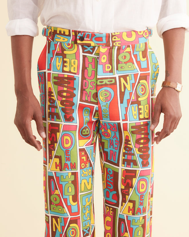 New England Mosaic Trousers MENS TROUSERS BODE New York