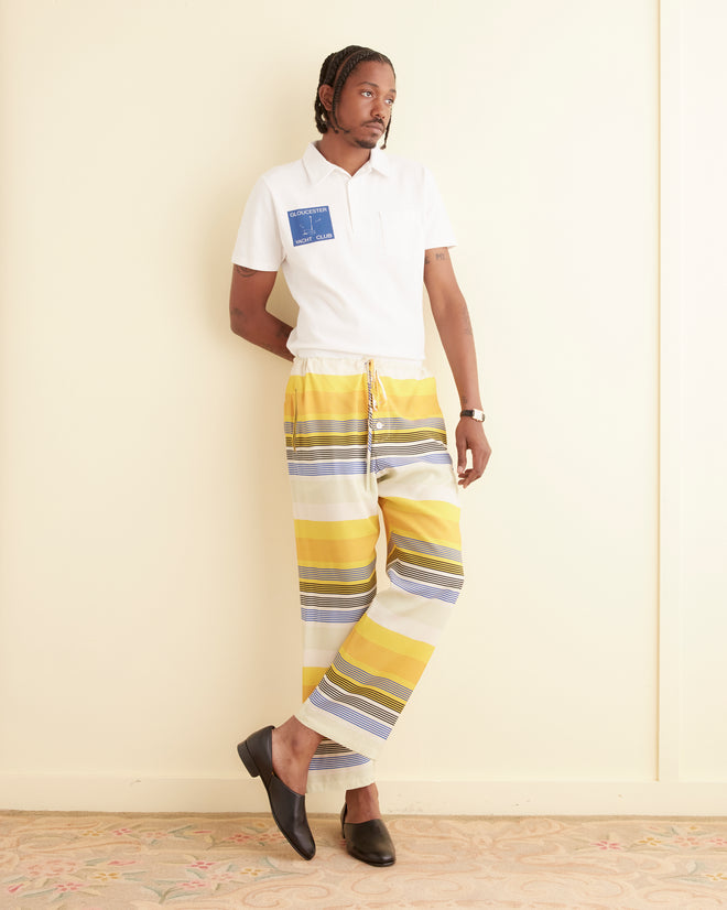 Sunset Stripe Pajama Pants MENS TROUSERS BODE New York