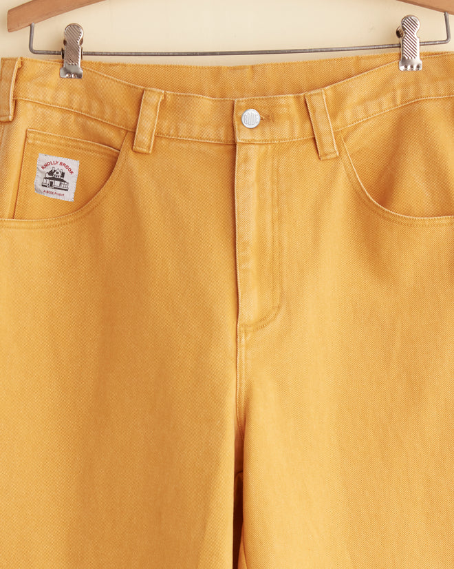 Twill Knolly Brook Trousers - Yellow MENS TROUSERS BODE New York