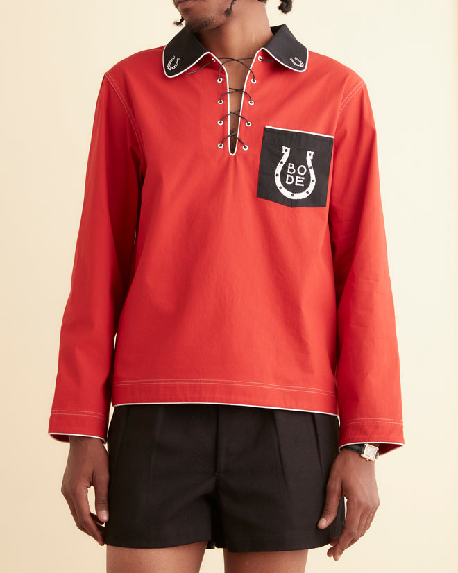 Lucky Horseshoe Pullover MENS JACKETS BODE New York