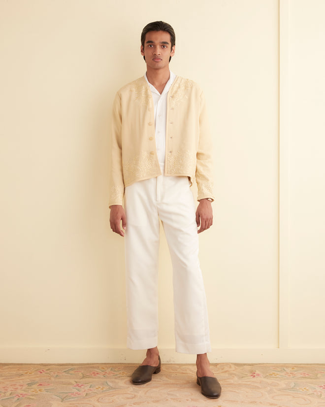 Embroidered Wisteria Liner Jacket MENS JACKETS BODE New York