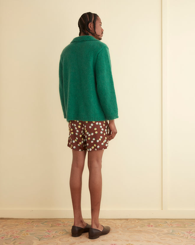 Alpine Pullover - Green MENS KNIT TOPS BODE New York