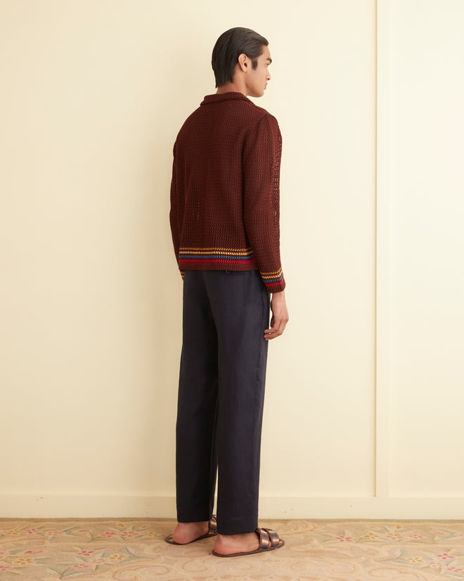 Bayberry Multi Overshirt MENS KNIT TOPS BODE New York
