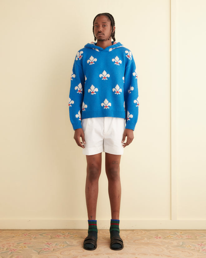 Fleur-de-Lis Hoodie MENS KNIT TOPS BODE New York