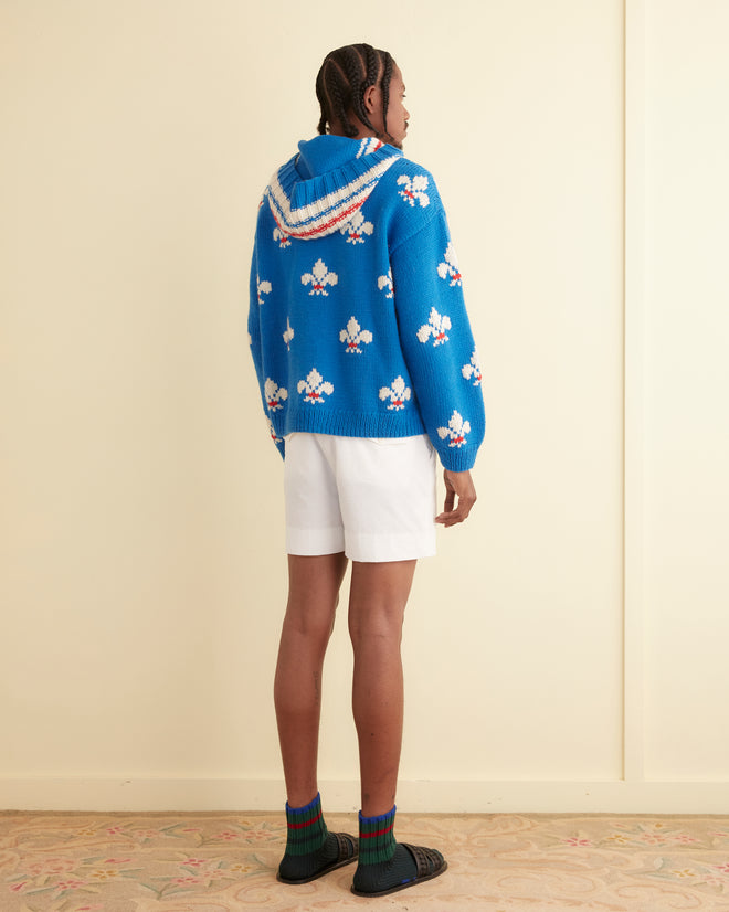 Fleur-de-Lis Hoodie MENS KNIT TOPS BODE New York