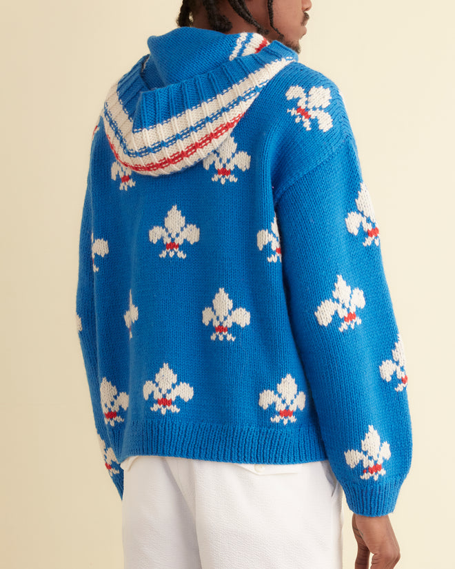 Fleur-de-Lis Hoodie MENS KNIT TOPS BODE New York