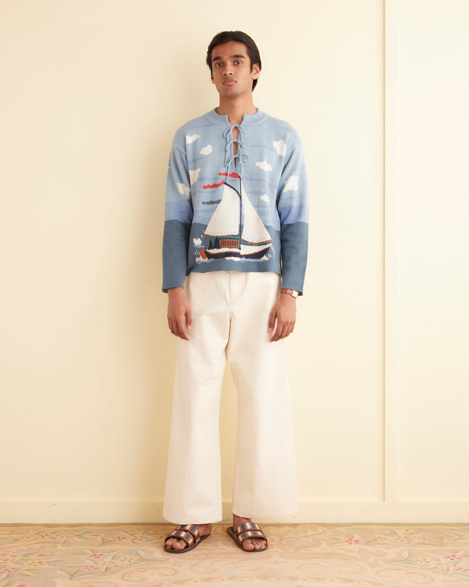 Pinafore Sweater MENS KNIT TOPS BODE New York