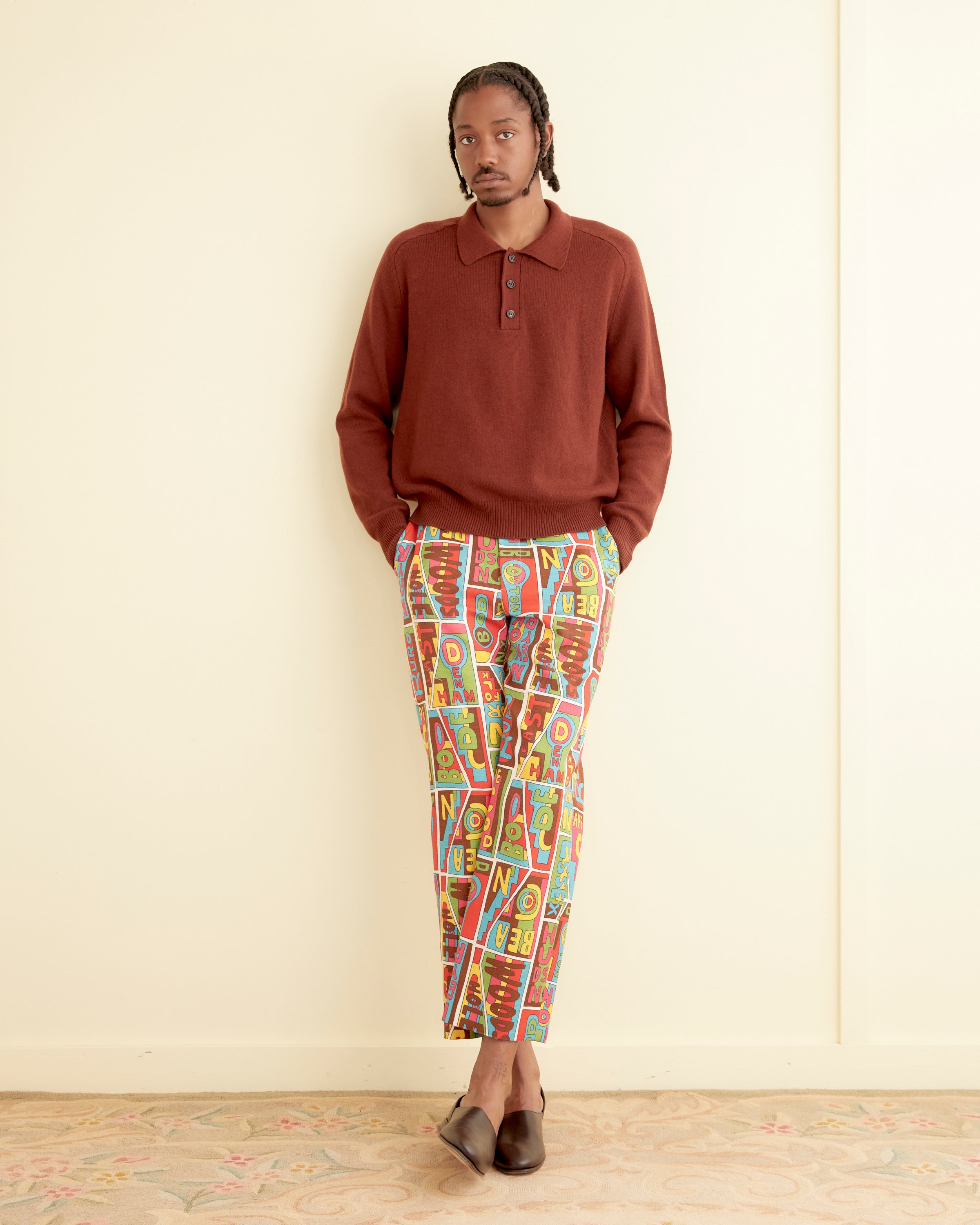 Cashmere Polo - Warm Brown – BODE