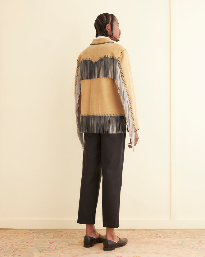 Duo Suede Appalachian Jacket MENS OUTERWEAR BODE New York