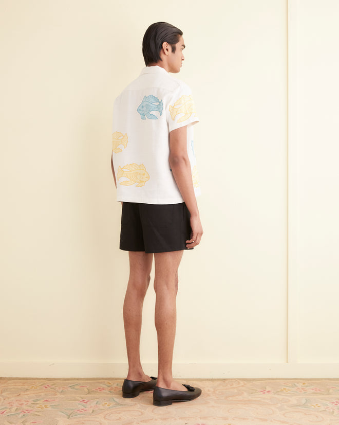 Piscine Appliqué Short Sleeve Shirt MENS SHIRTS BODE New York