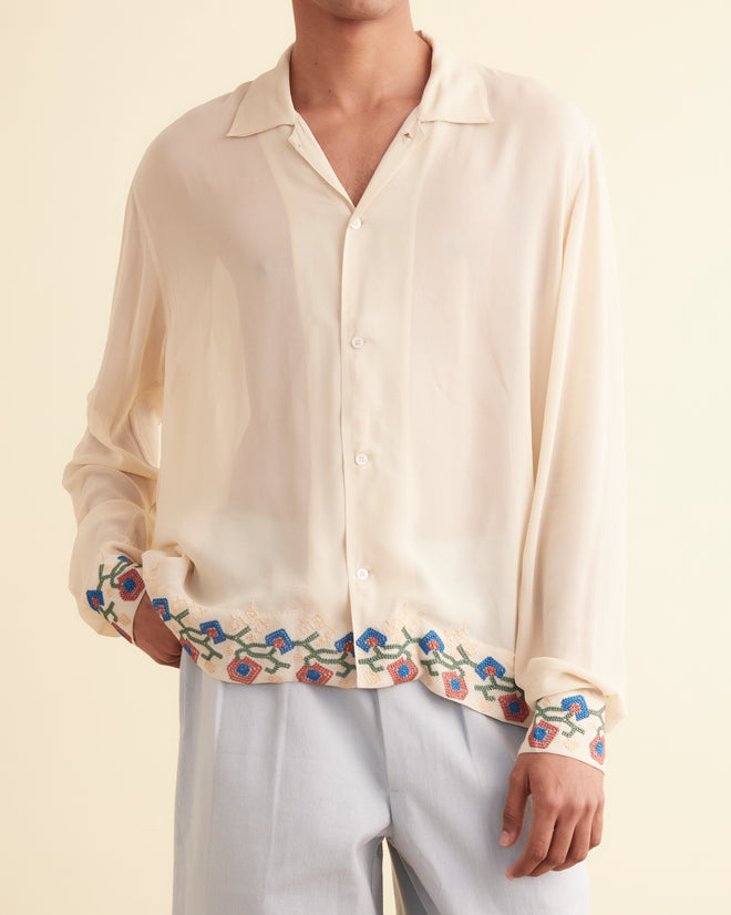 Flowering Liana Long Sleeve Shirt MENS SHIRTS BODE New York