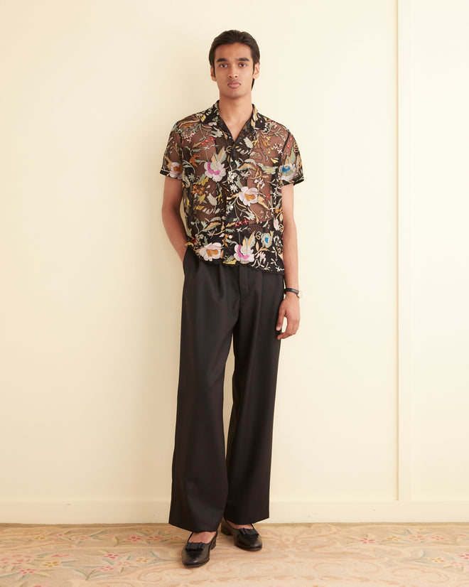 Heirloom Floral Short Sleeve Shirt MENS SHIRTS BODE New York
