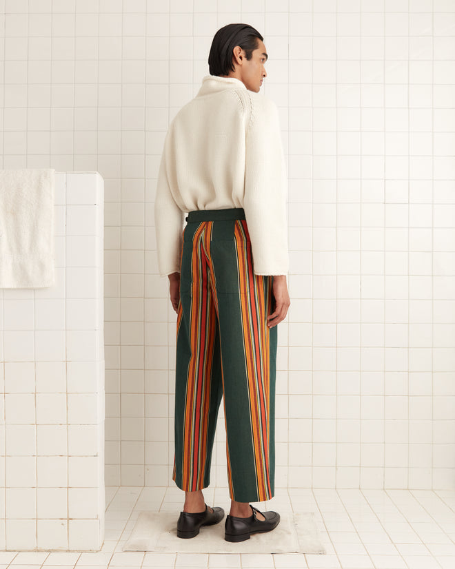 Parakeet Stripe Trousers MENS TROUSERS BODE New York