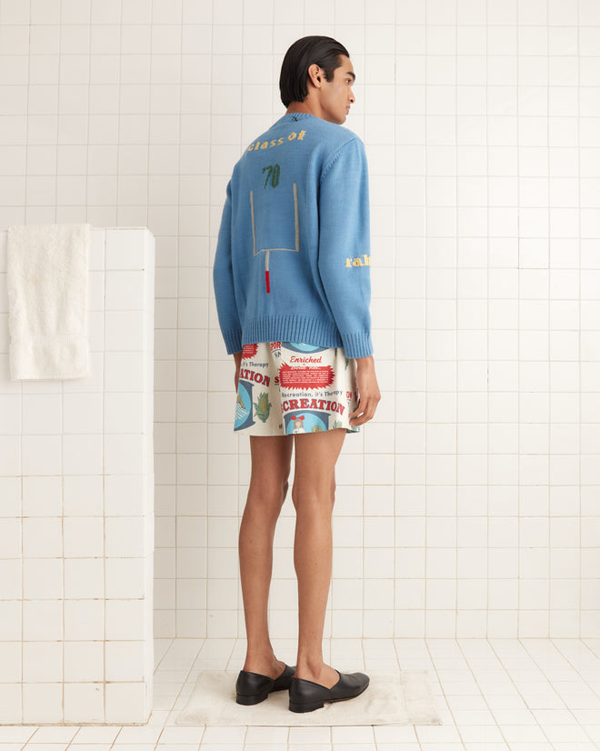 SPIRIT SWEATER - BLUE SWEATERS BODE New York